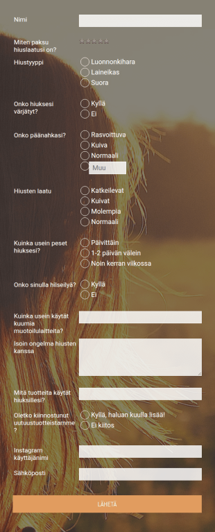 Kampaamon Asiakaskysely
