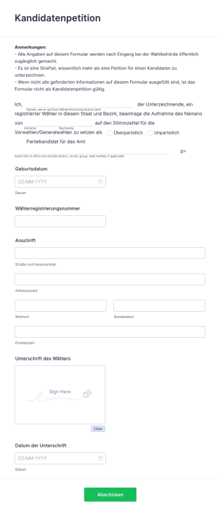 Kandidatenpetition