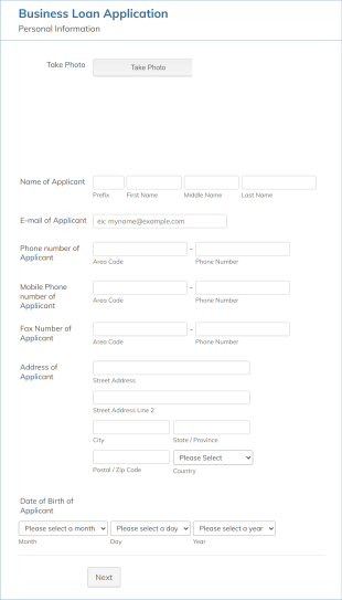 Kasanag Loan Application Form Template