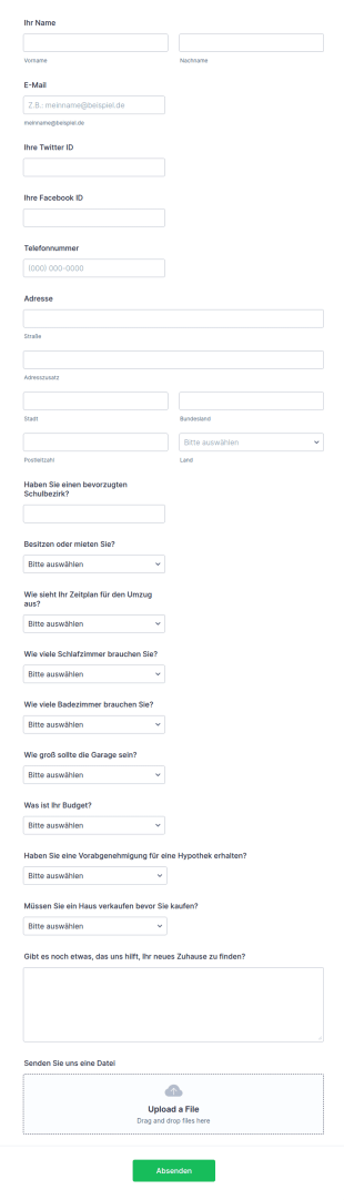 Käuferinformationsformular