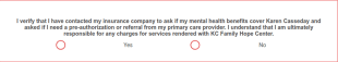 KC New Patient Intake Form Template