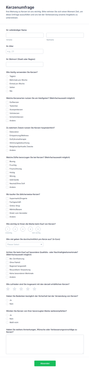 Kerzenumfrage