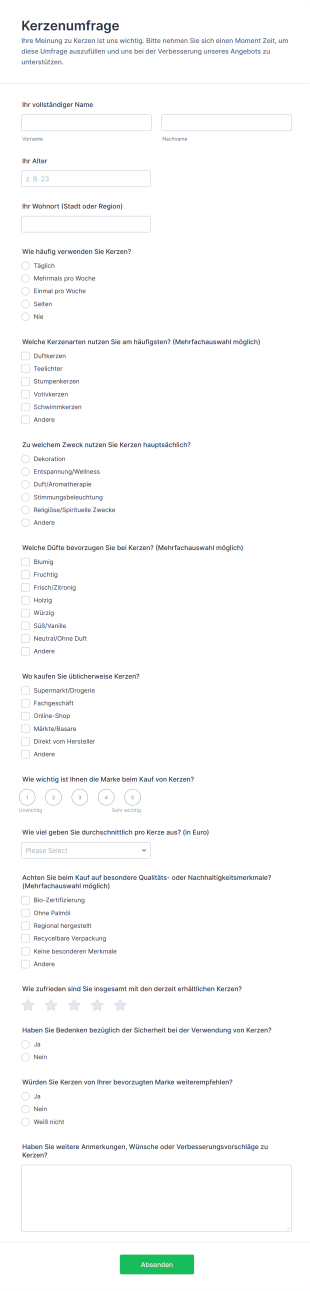 Kerzenumfrage