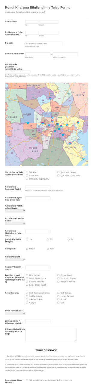 Kiralik Mulk Sorusturma Form Template
