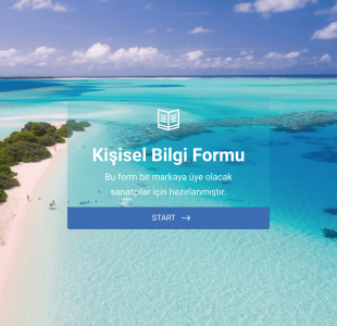 Kisisel Bilgi Form Template