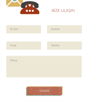 Kompakt İletişim Form Template