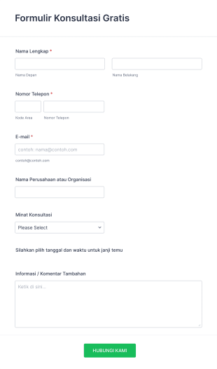 Konsultasi Klien Gratis Form Template