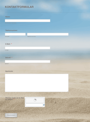 Kontaktformular M80 Form Template