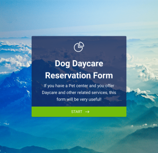 Köpek Bakımı Rezervasyon Form Template