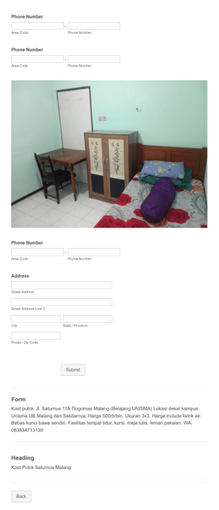 Kost Putra Saturnus Malang