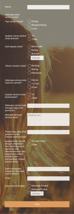Kuesioner Klien Salon Rambut