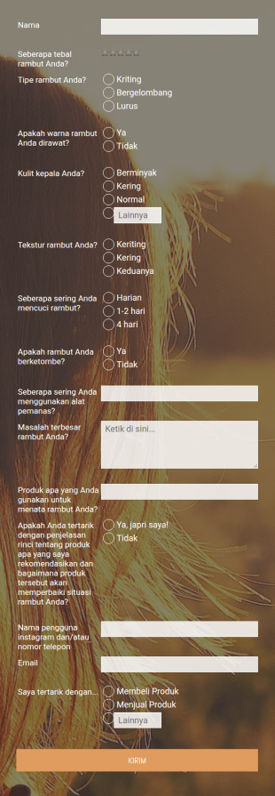 Kuesioner Klien Salon Rambut