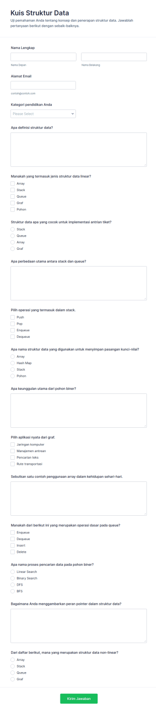 Kuis Struktur Data