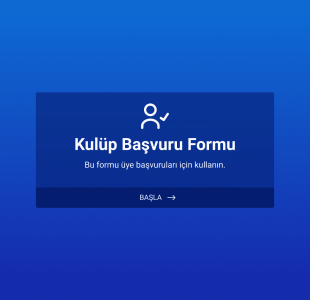 Kulüp Üyelik Başvuru Form Template