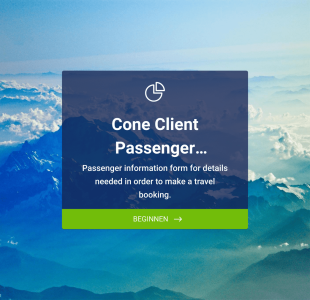 Kunden Passagier Informationen Form Template