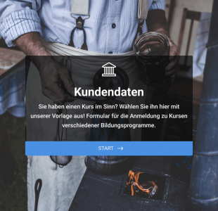 Kundendaten Form Template