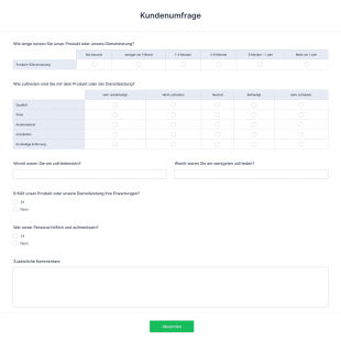Kundenumfrage