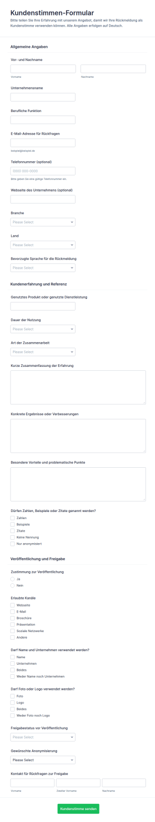 Kundenzitat Umfrage