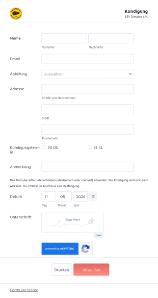 Kündigung