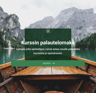 Kurssin Palautelomake