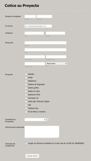 Lareddeingenieria Form Template