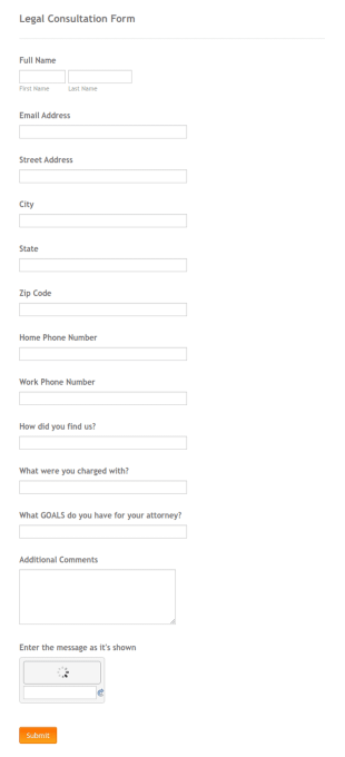 Legal Form For Petitioning