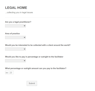 Legal Home Form Template