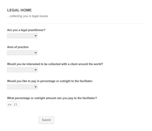 Legal Home Form Template