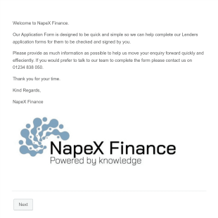 Lender Application Form Template