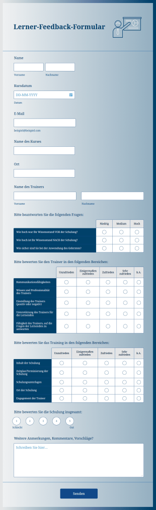 Lerner Feedback Formular