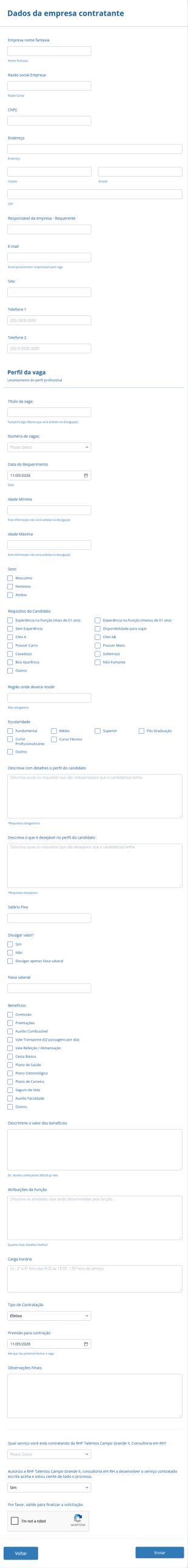 Levantamento De Perfil De Vaga