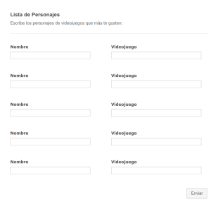 Lista De Personajes