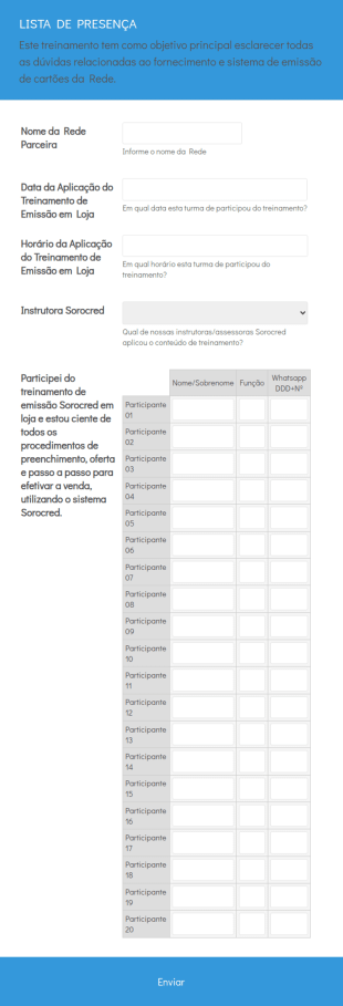 Lista De Presença