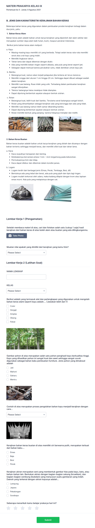 Lkpd Prakarya 1