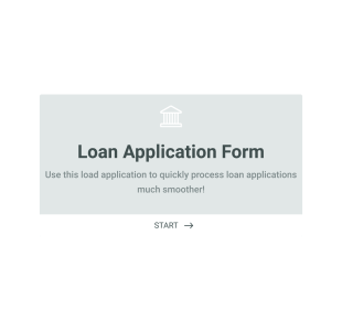 Loan Application Form Template