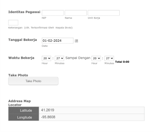 Location History Form In Indonesian Form Template