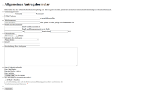Lokalisierter Formularname Für Ihre Bedürfnisse