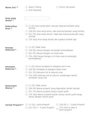 Lomba Dekorasi Form Template