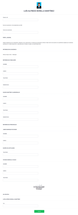 Luís Alfredo Bonilla Martínez