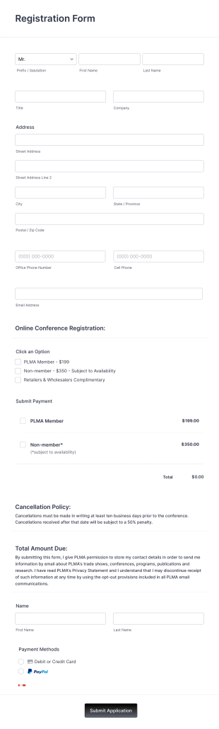 Lunch And Learn Registration Form Template