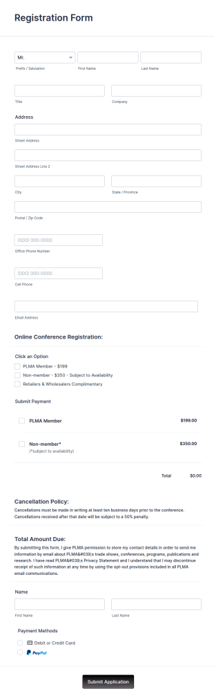 Lunch And Learn Registration Form Template
