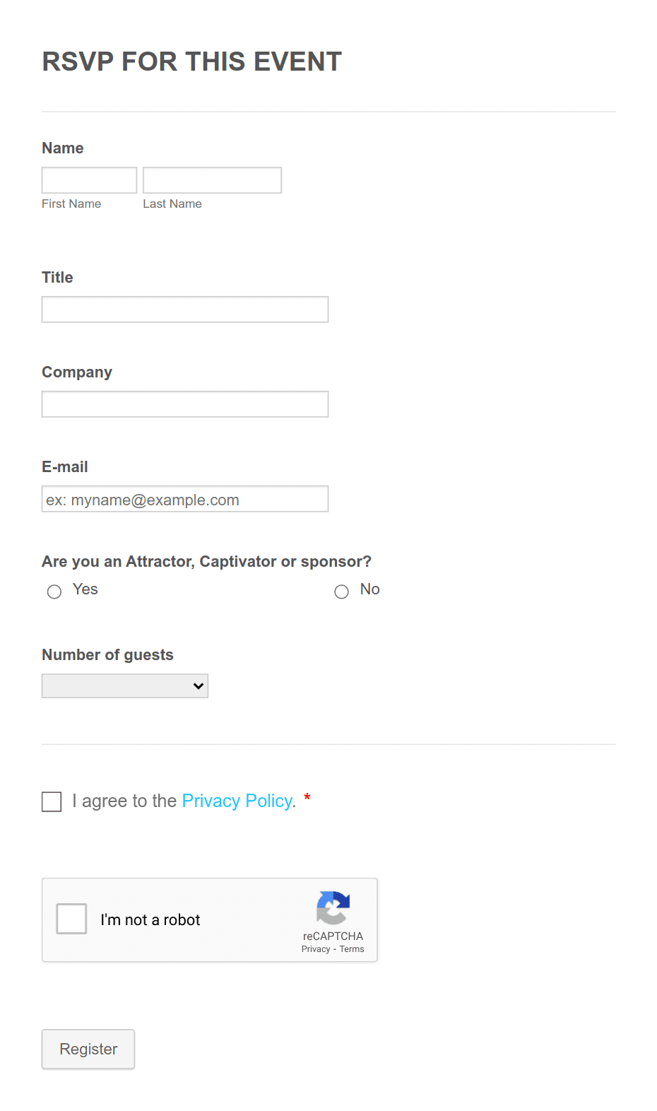 Lunch and Learn template Form Template | Jotform