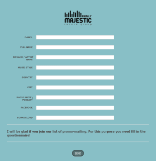 Majestic Family Records Form Template