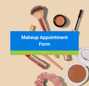 Makeup Appointment Form Template
