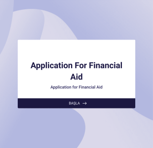 Mali Yardım Başvuru Form Template