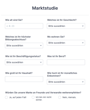 Marktstudie
