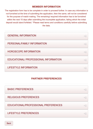 Marriage Registration Form Template