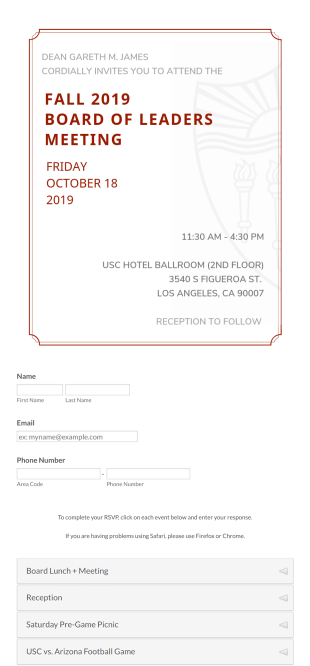 Marshall Template Form Template