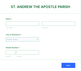 Mass Reservation Form Template