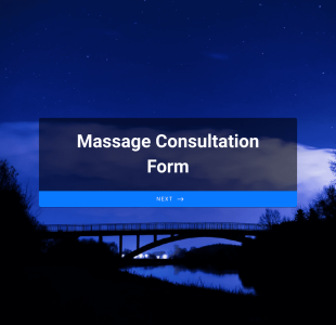 Massage Consultation Form Template